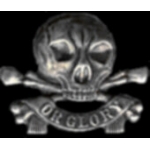 DEATH OR GLORY SKULL PIN